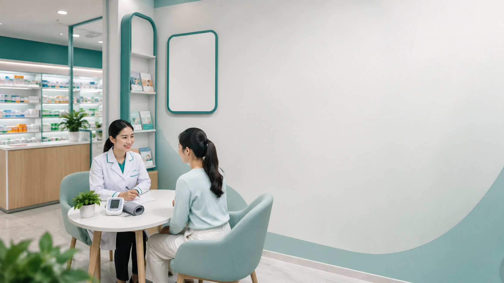 Ảnh nhà thuốc tạo bằng AI